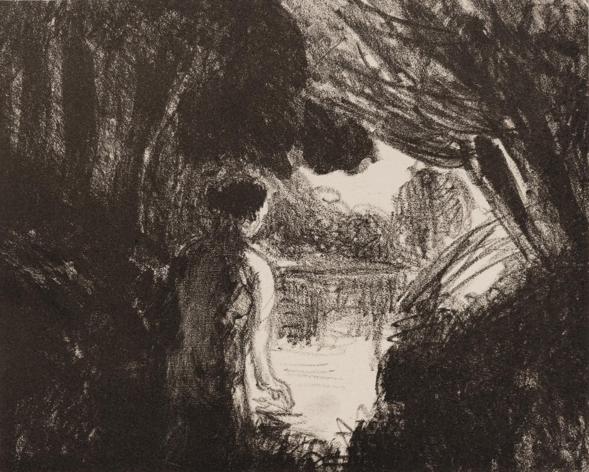 Camille Pissarro (Danish/French, 1830–1903) — Baigneuse, le soir , 1897
