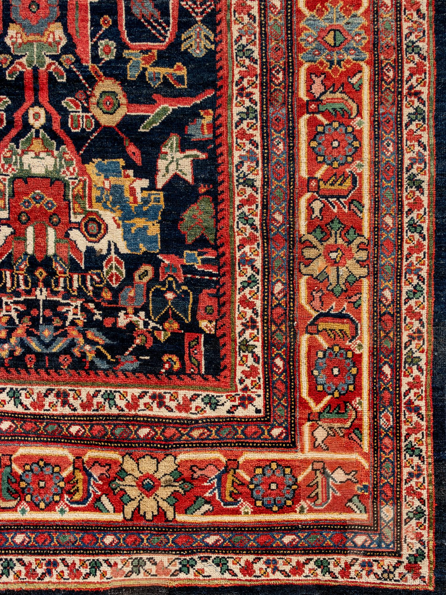 A Heriz Wool Rug