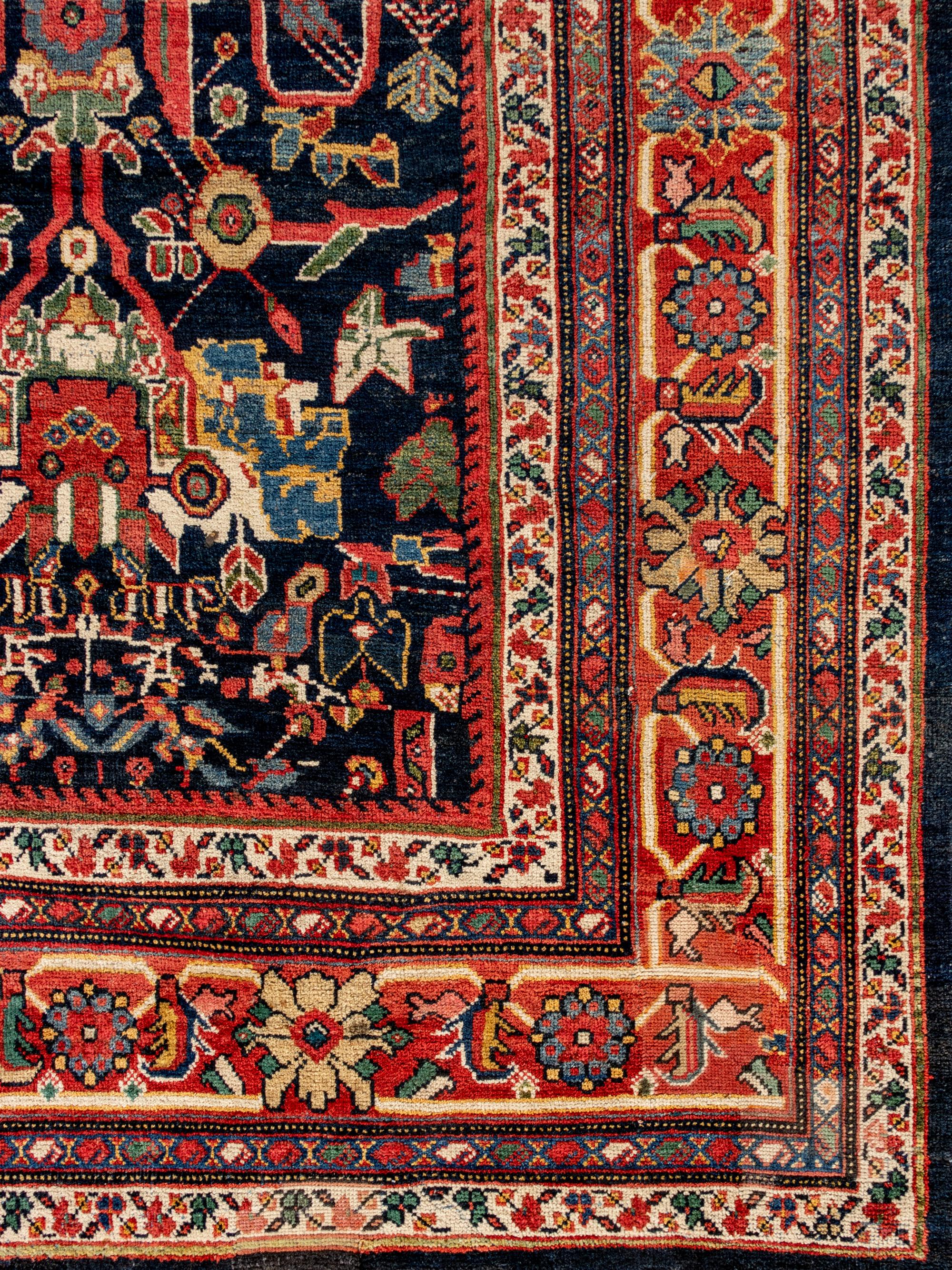 A Heriz Wool Rug