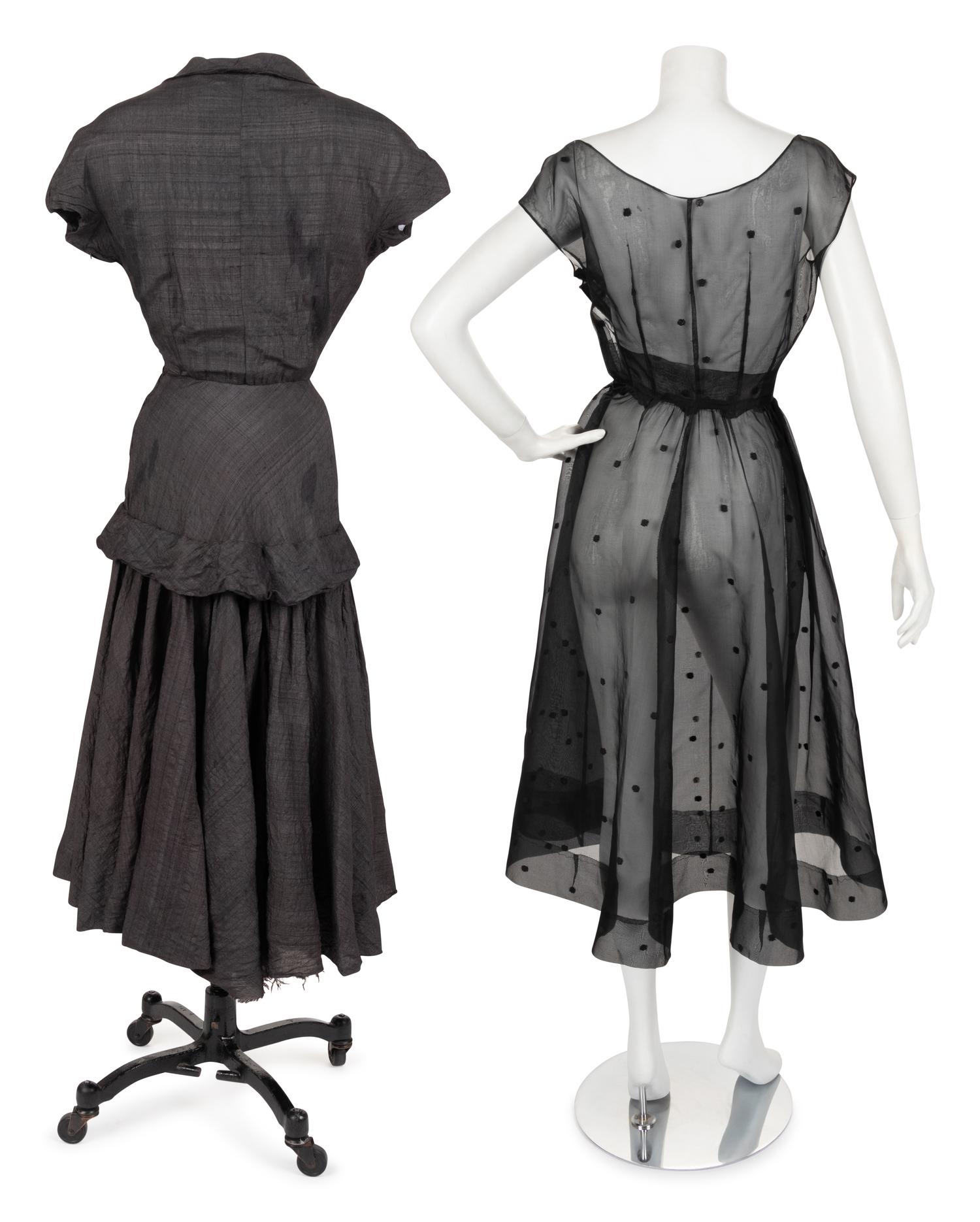 Two Designer Dresses: Attributed to Eisa, ca. 1950