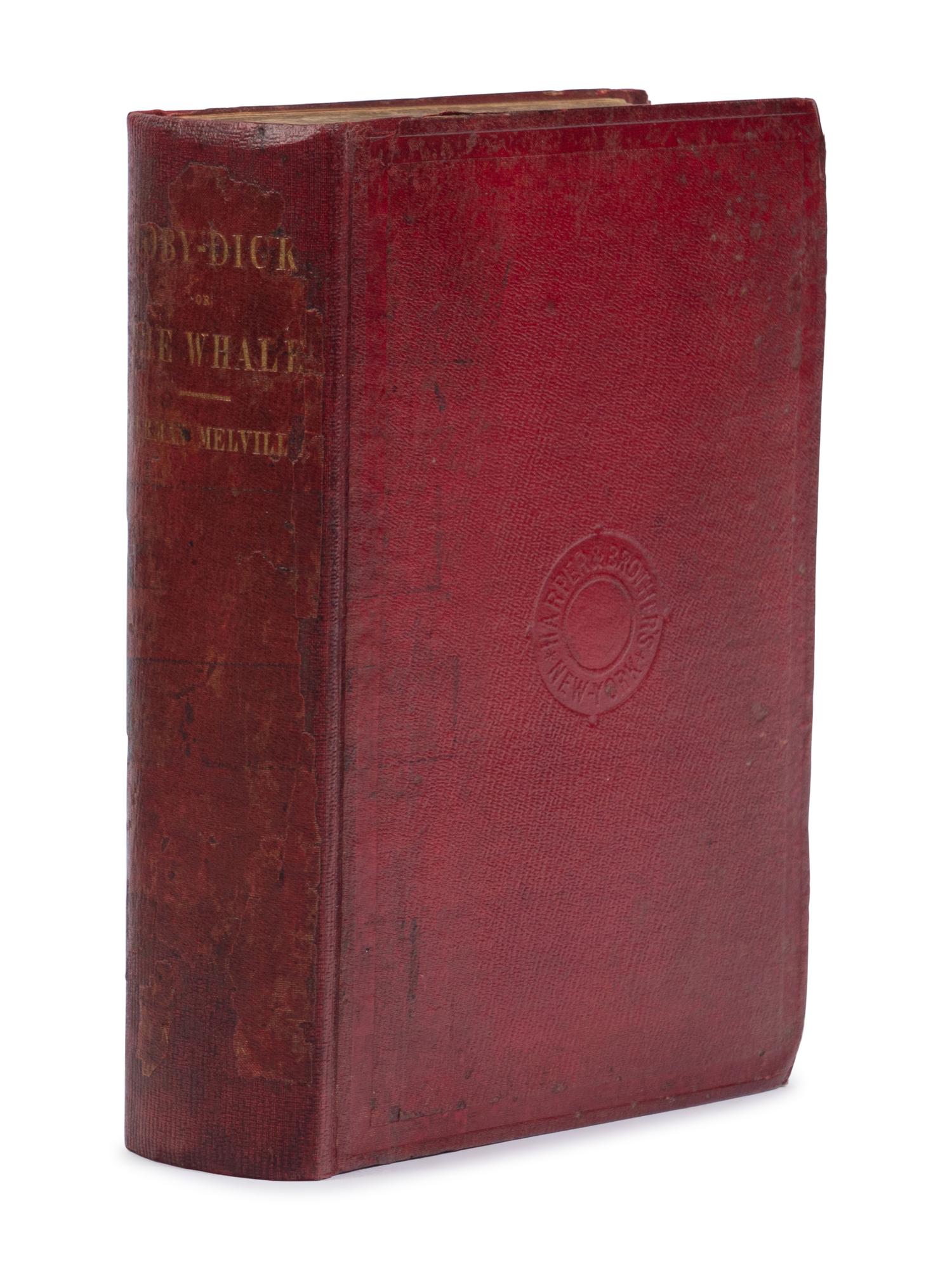 MELVILLE, Herman (1819-1891). Moby Dick, or, The Whale . New York: Harper & Brothers, 1851.