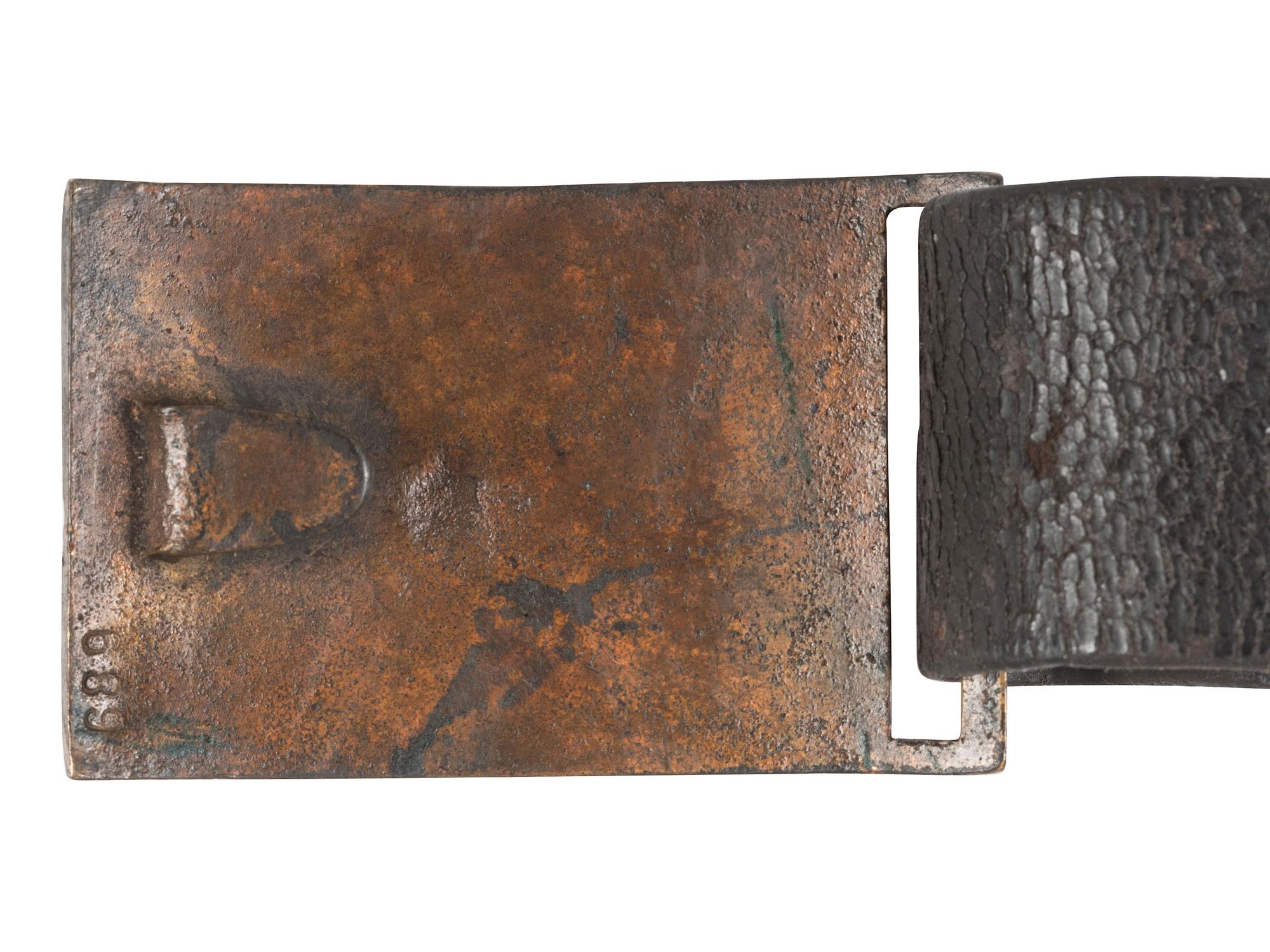 [CIVIL WAR]. Collection of militaria and related artifacts belonging to Sergeant Hamilton Ballentine Co. K, 6th Pennsylvania Cavalry, highlighted by 1860 Army pistol, holster, flask, and cap pouch.