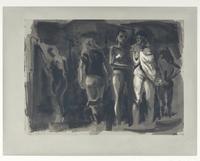 A pair of prints (Beach; Shower)