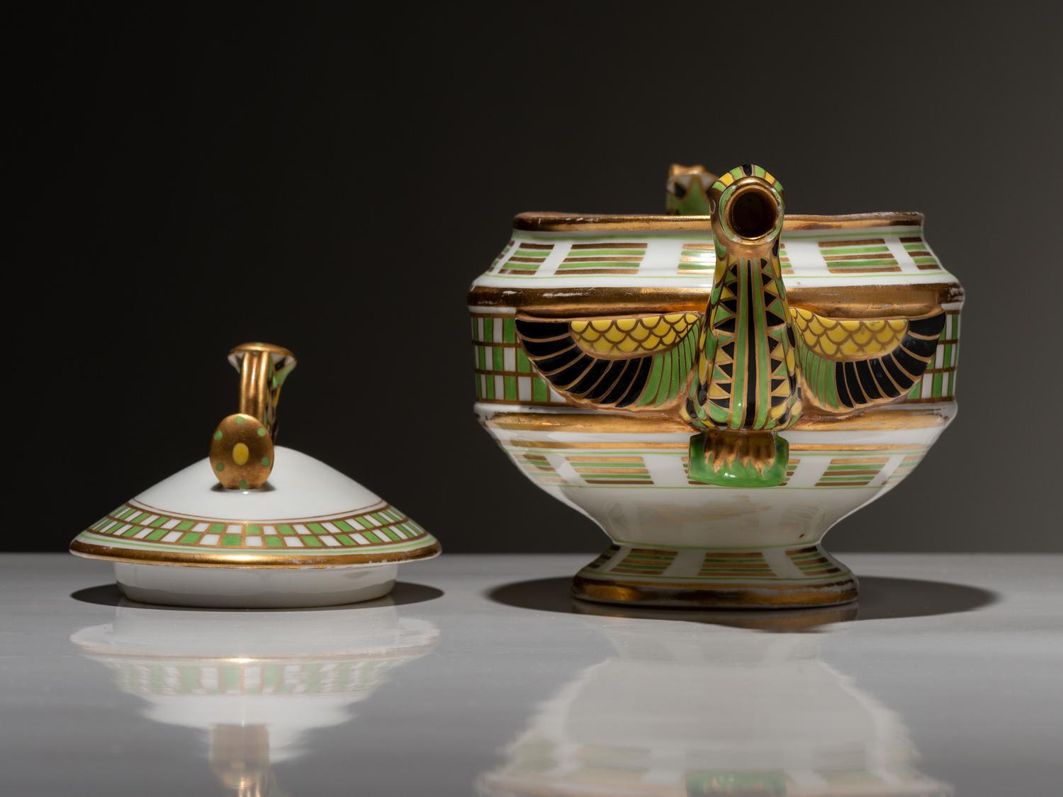 Egyptian Revival Teapot