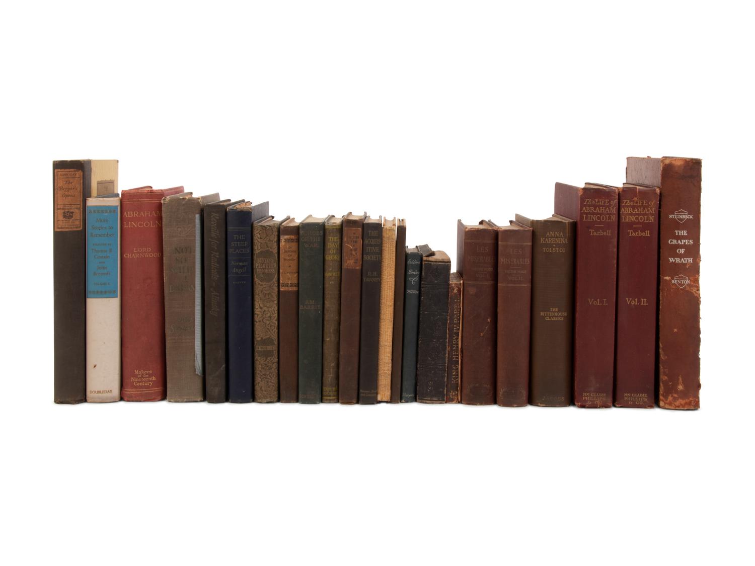 [LITERATURE AND HISTORY]. A group of 21 works in 23 volumes, including: