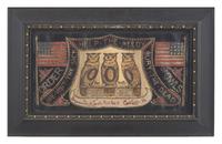 An Order of the Owls Chromolithagraph, Coal City, PA, Early 20th Century
