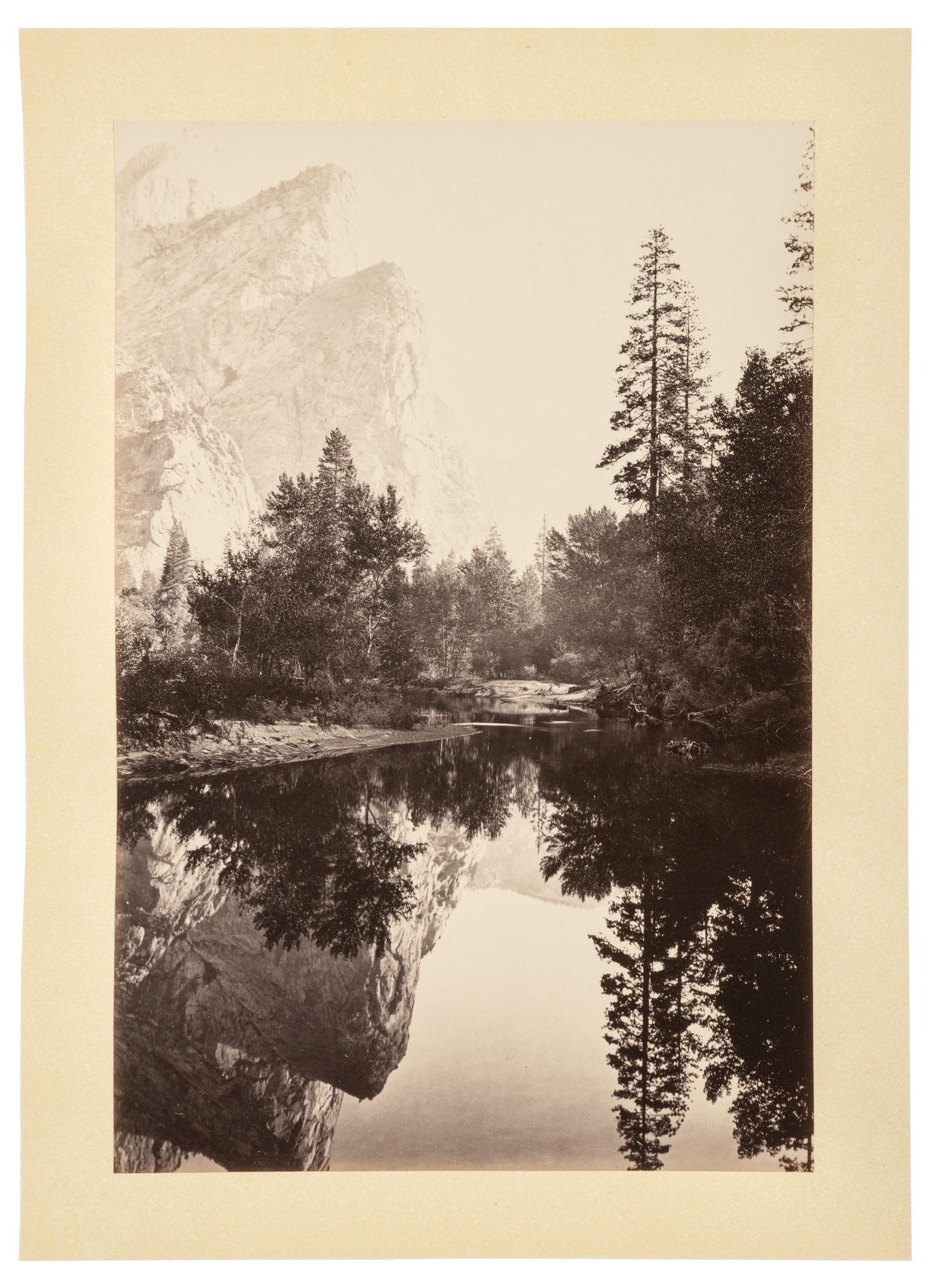 WATKINS, Carleton (1829-1916), photographer. Yo-semite Valley: Photographic Views of the Falls and Valley of Yo-semite in Mariposa County, California. San Francisco: N.p., 1863.
