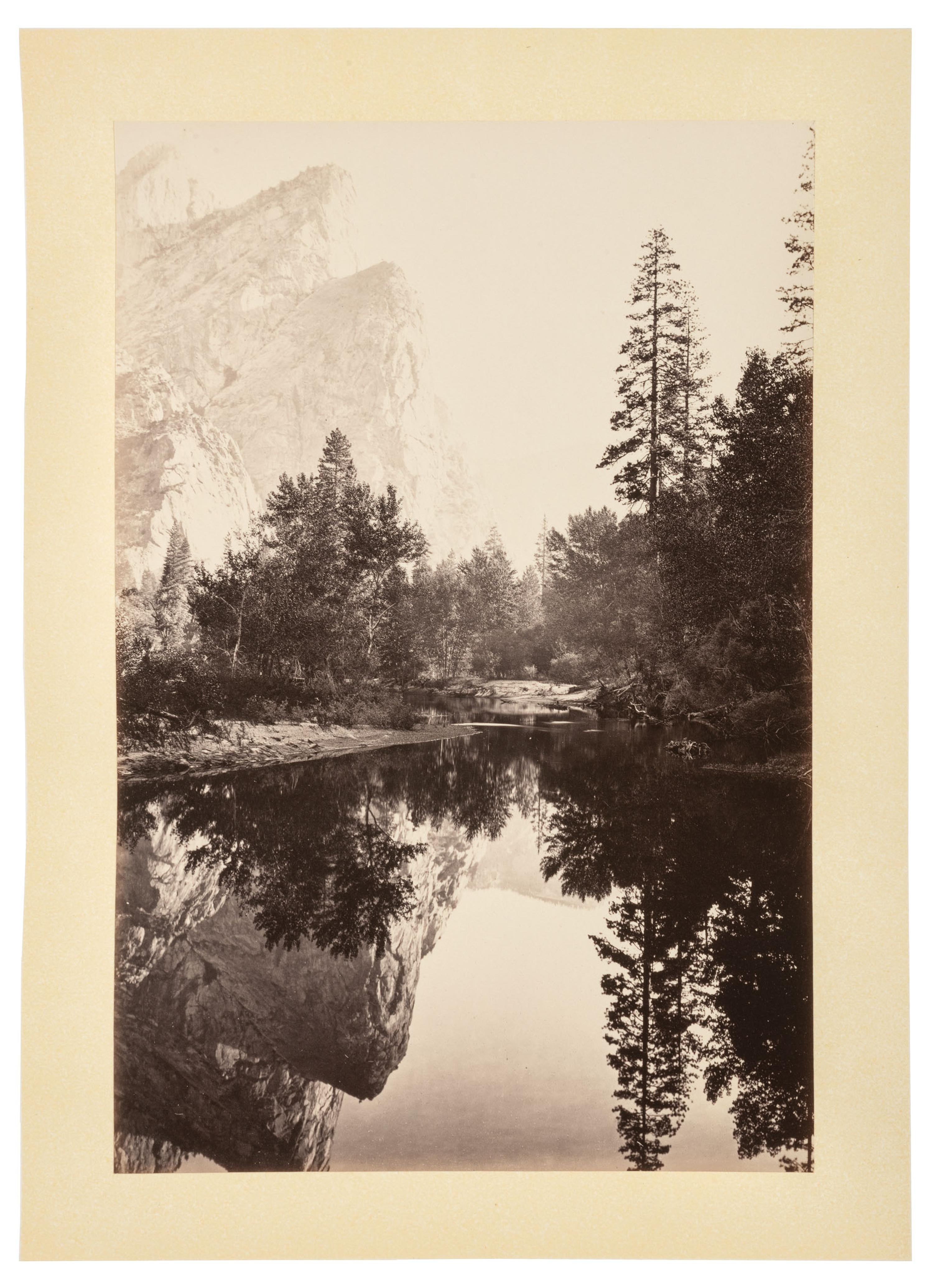 WATKINS, Carleton (1829-1916), photographer. Yo-semite Valley: Photographic Views of the Falls and Valley of Yo-semite in Mariposa County, California. San Francisco: N.p., 1863.