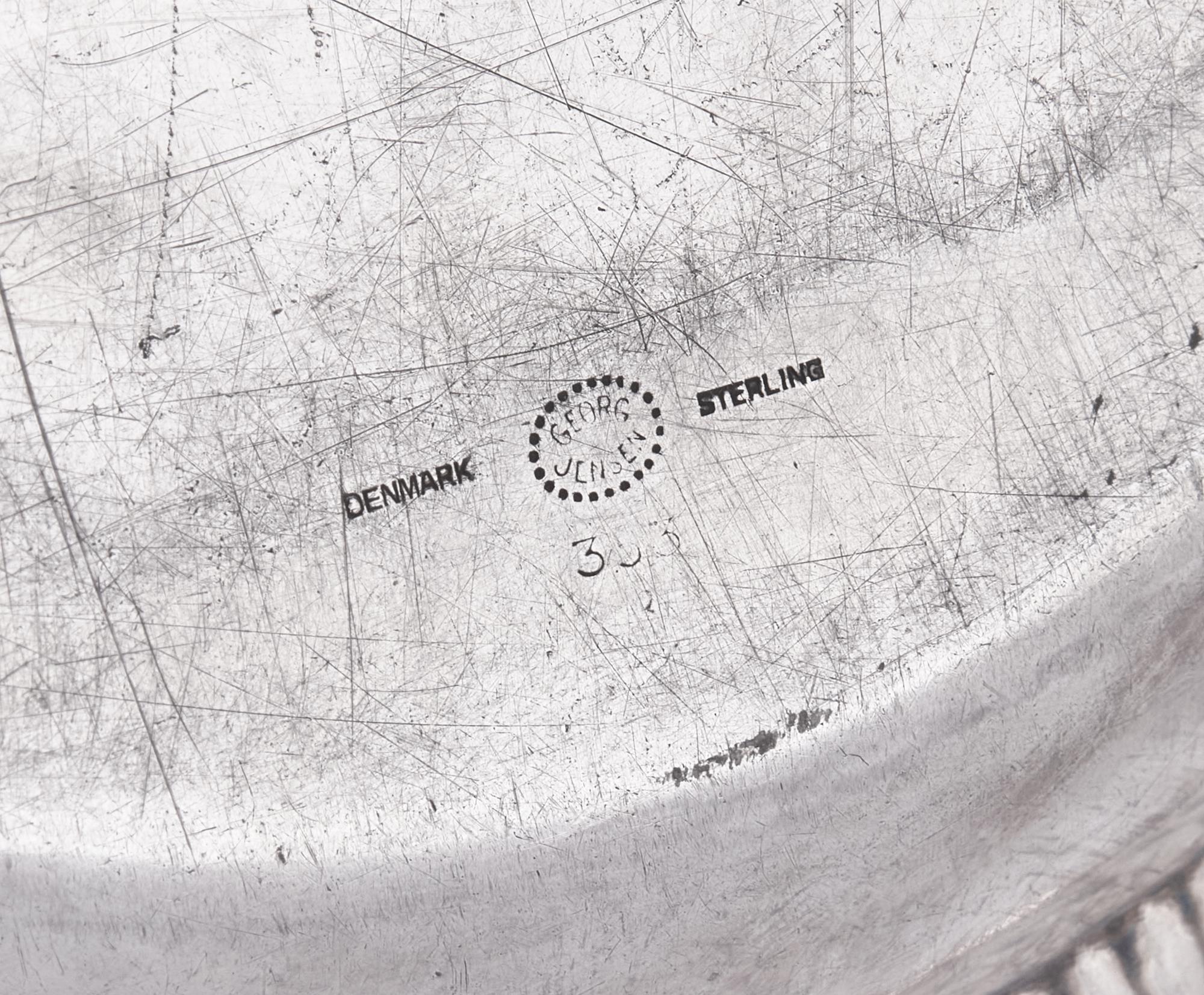 A Johan Rohde Designed Georg Jensen Silver Tray