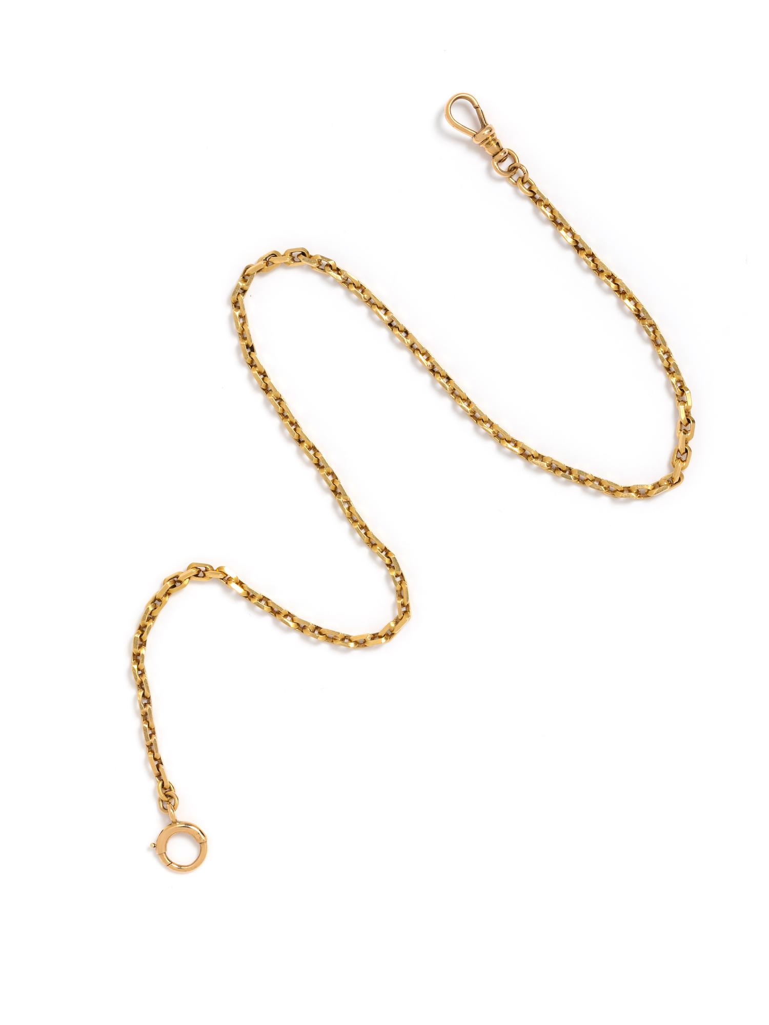 YELLOW GOLD WATCH CHAIN