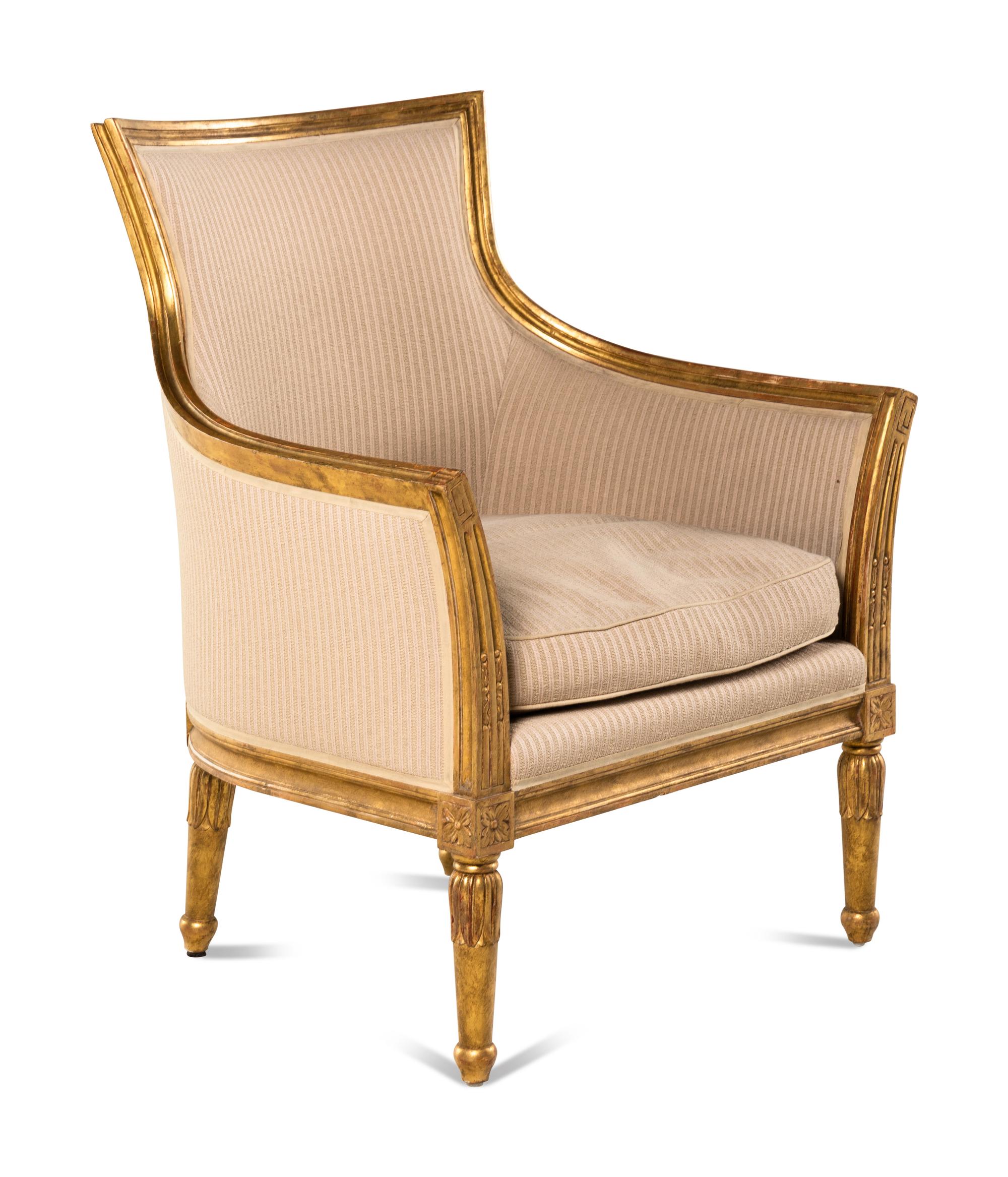 A Contemporary Giltwood Bergere