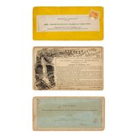 [LINCOLN, Abraham (1809-1865)]. A group of 3 stereographs, comprising: