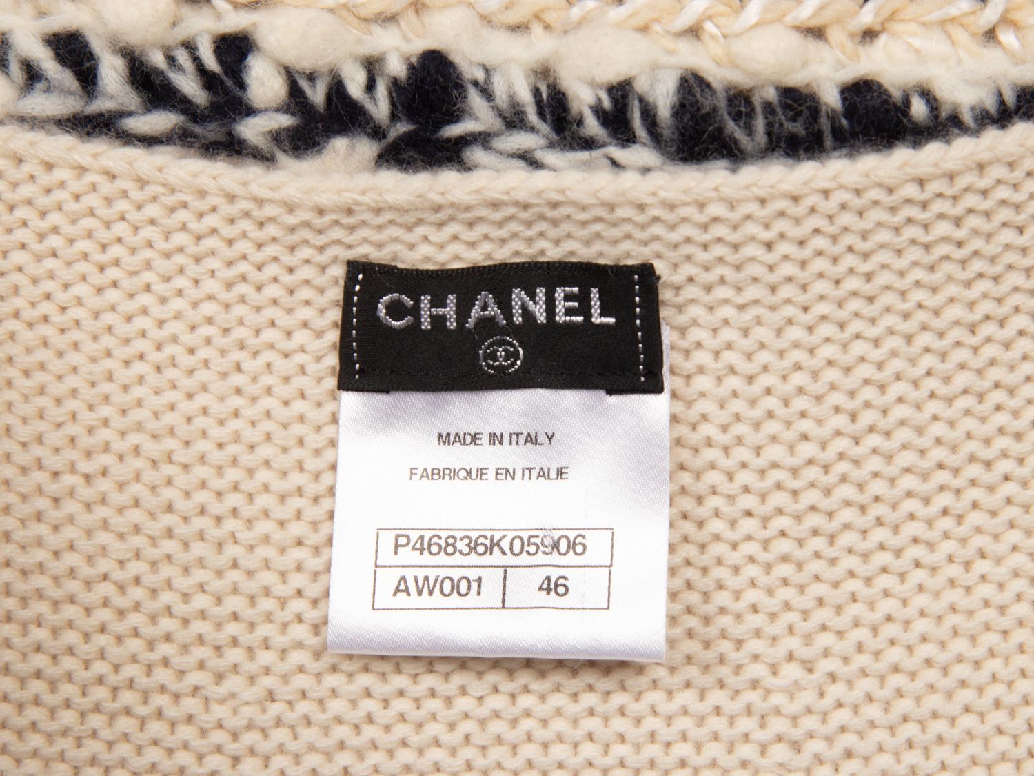 Chanel, Cable-Knit Cashmere Cardigan