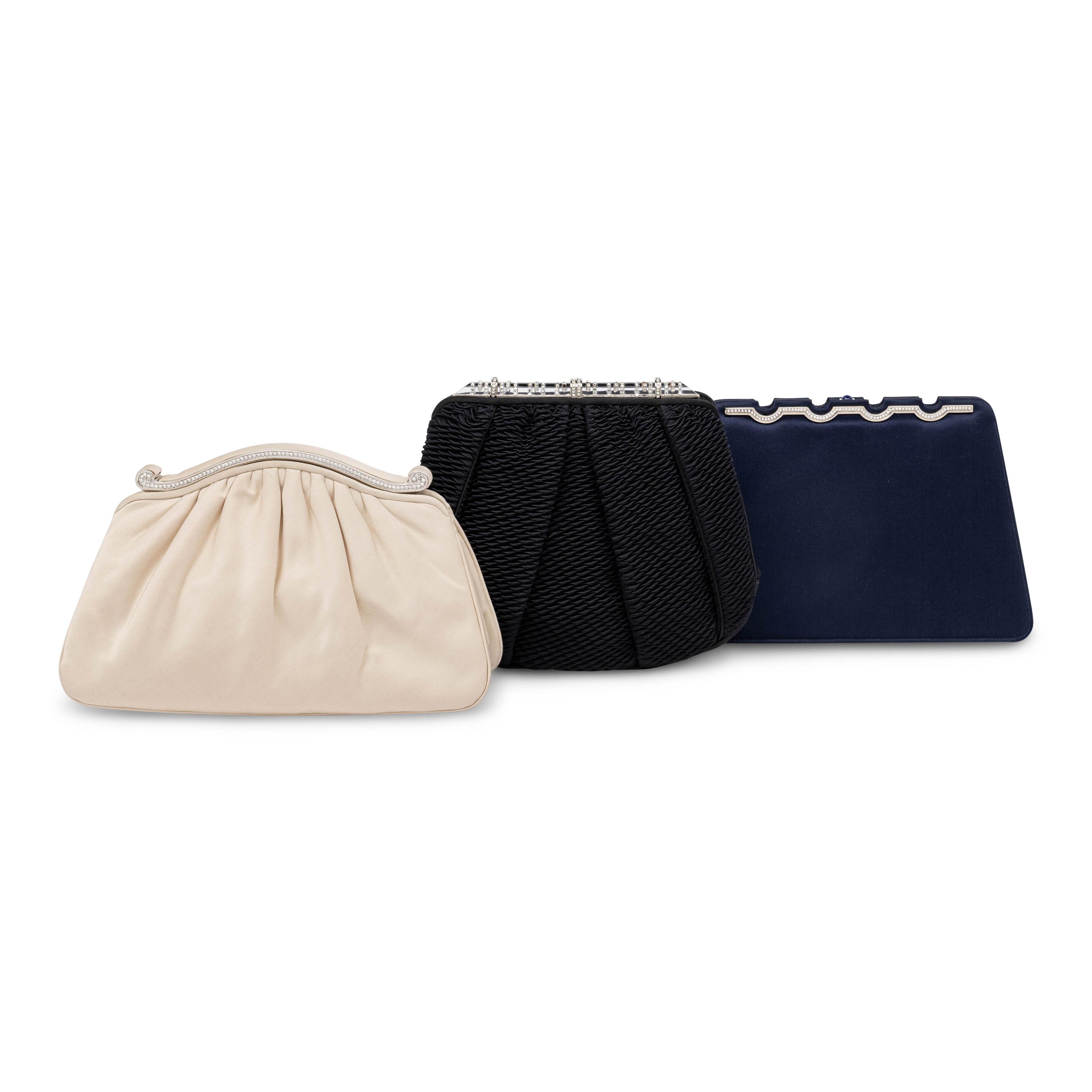 Judith Leiber, Three Satin Evening Bags