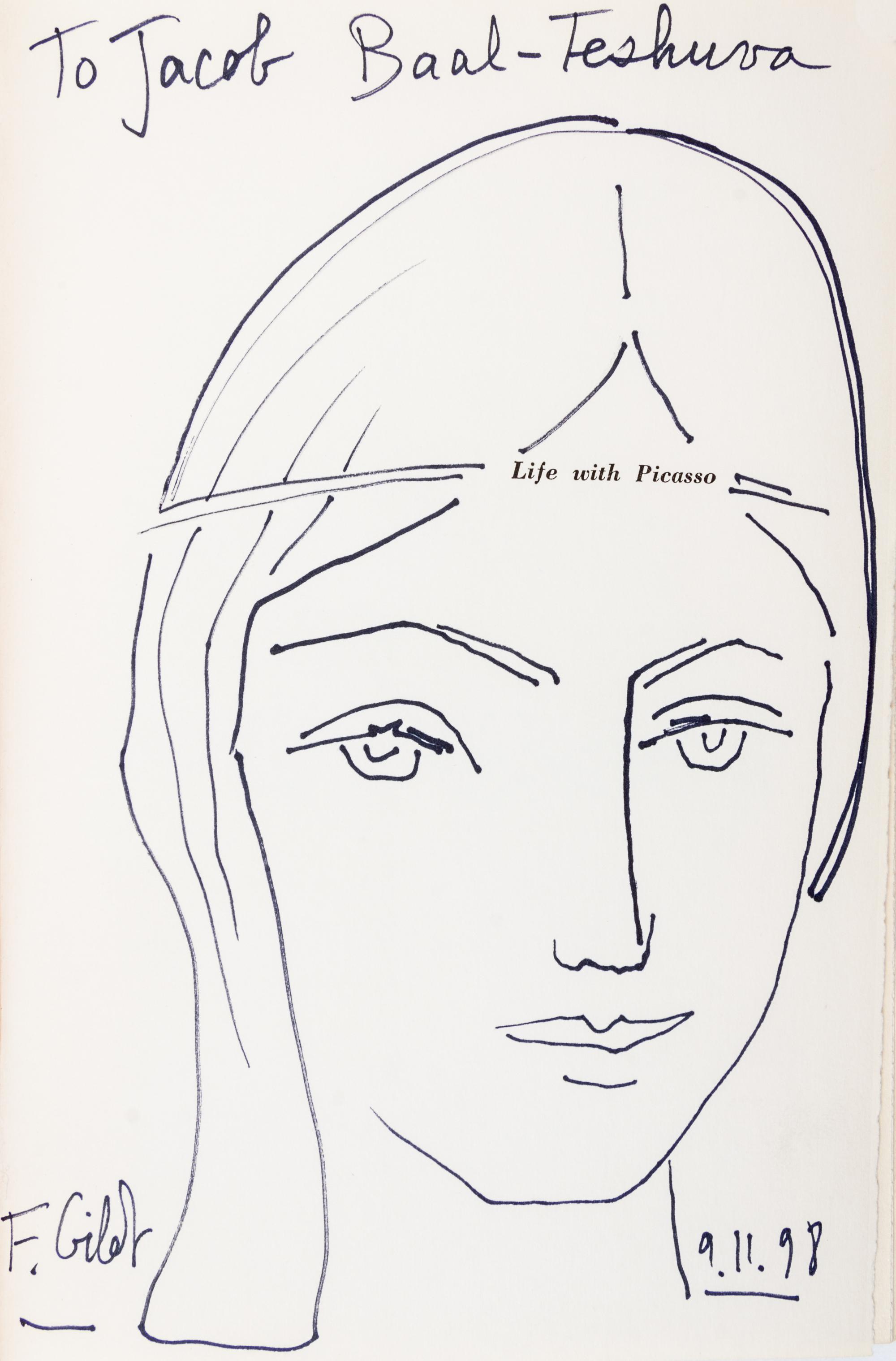 (PICASSO, PABLO) GILOT, FRANCIS. Life with Picasso. New York, 1964. First edition. Presentation copy.