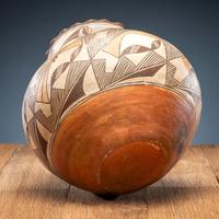 Acoma Pottery Olla, with Ruffled Rim