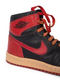 A Pair of Original Vintage 1985 Nike Air Jordan 1 Basketball Shoes