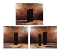 Equilibre I, II, and III (three works), 1998