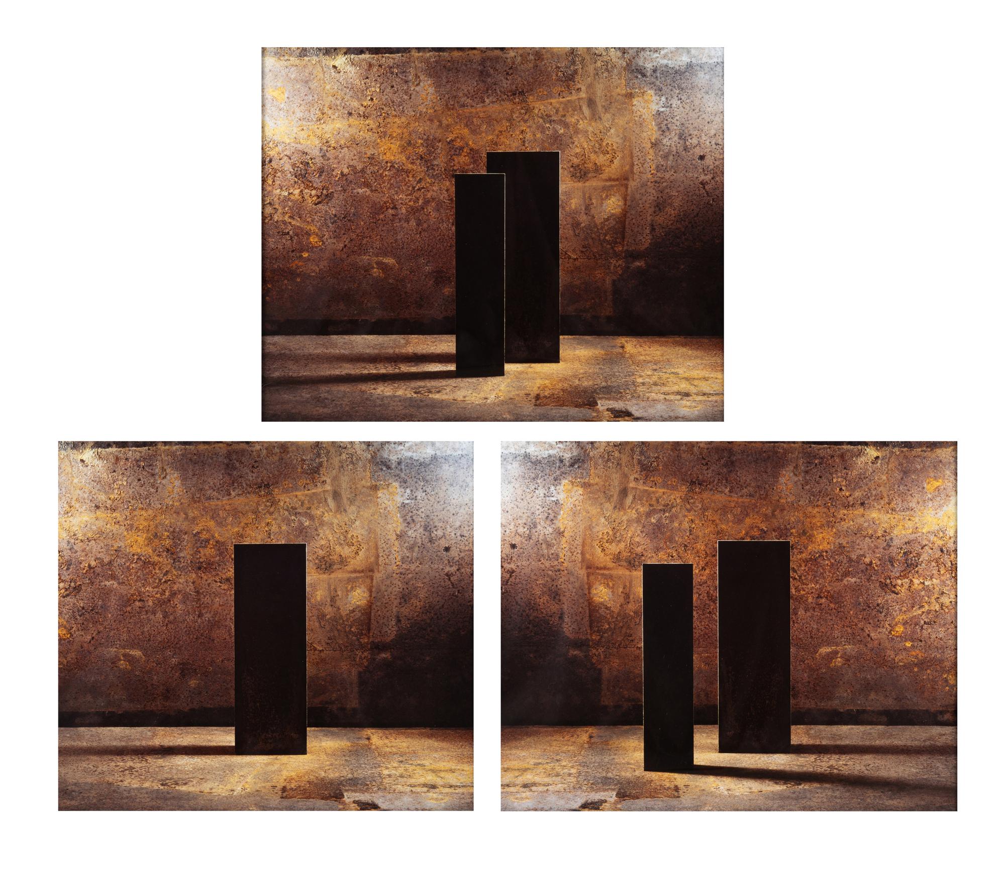 Equilibre I, II, and III (three works), 1998