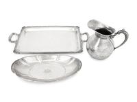Three Silver Serving Articles