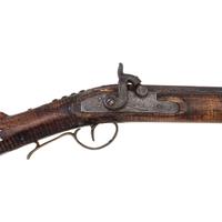 Tacked Fullstock Percussion Trade Rifle by Leman