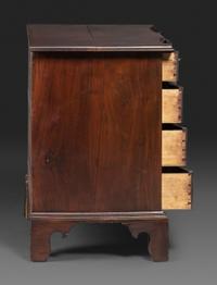 A Chippendale Mahogany Serpentine Chest of Drawers