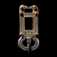 An Ostrogothic Gilt-Silver and Garnet Belt Buckle