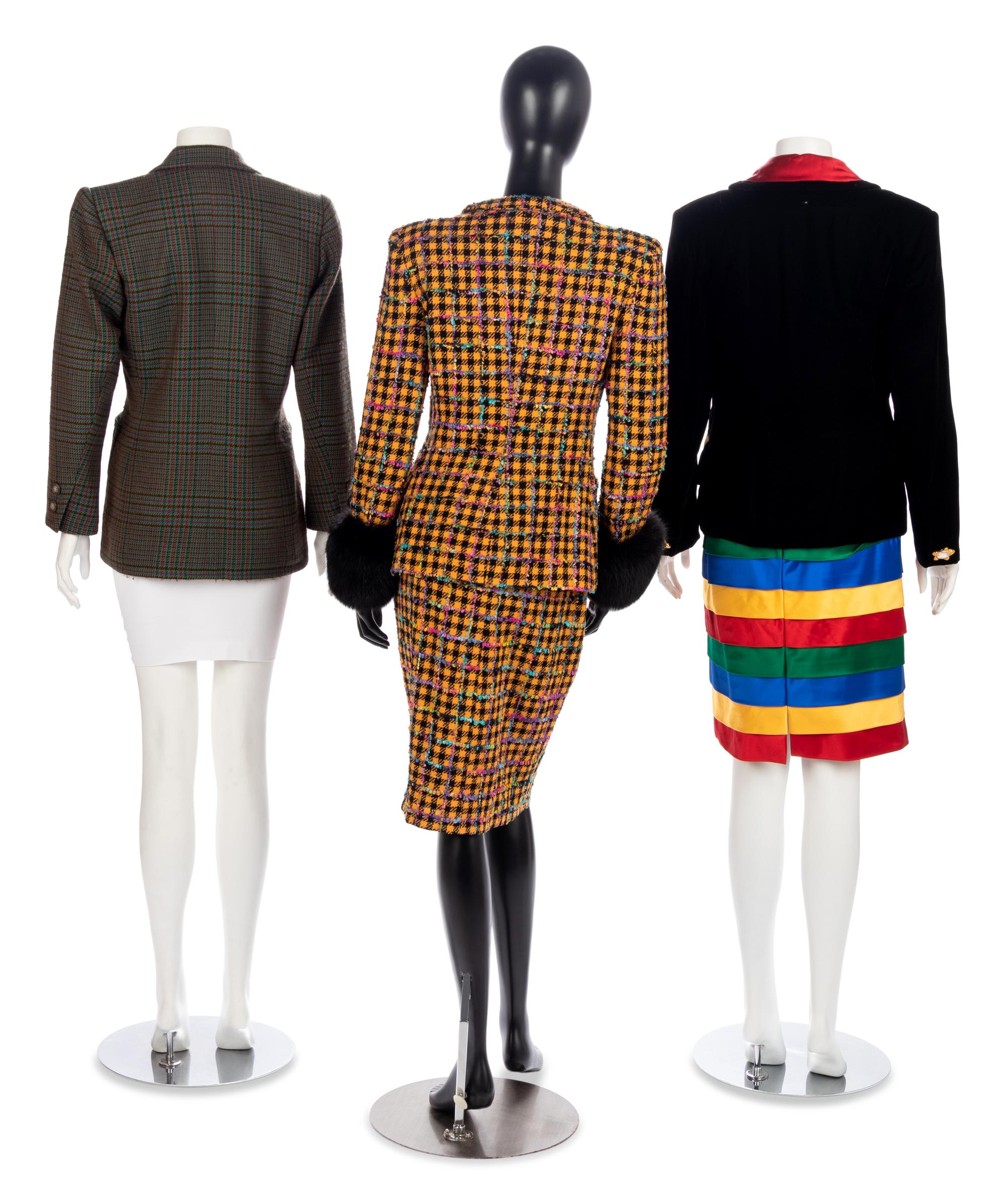 Collection of Four Vintage Designer Suits and Jackets, 1980-2000s