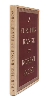 FROST, Robert (1874-1963). A Further Range. New York: Henry Holt and Company, 1936.