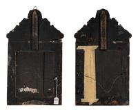 A Pair of Dutch Repousse Mirrors