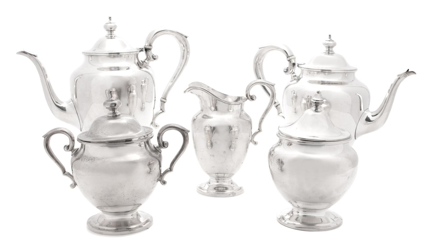 An American Silver Coffee and Tea Set