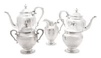 An American Silver Coffee and Tea Set