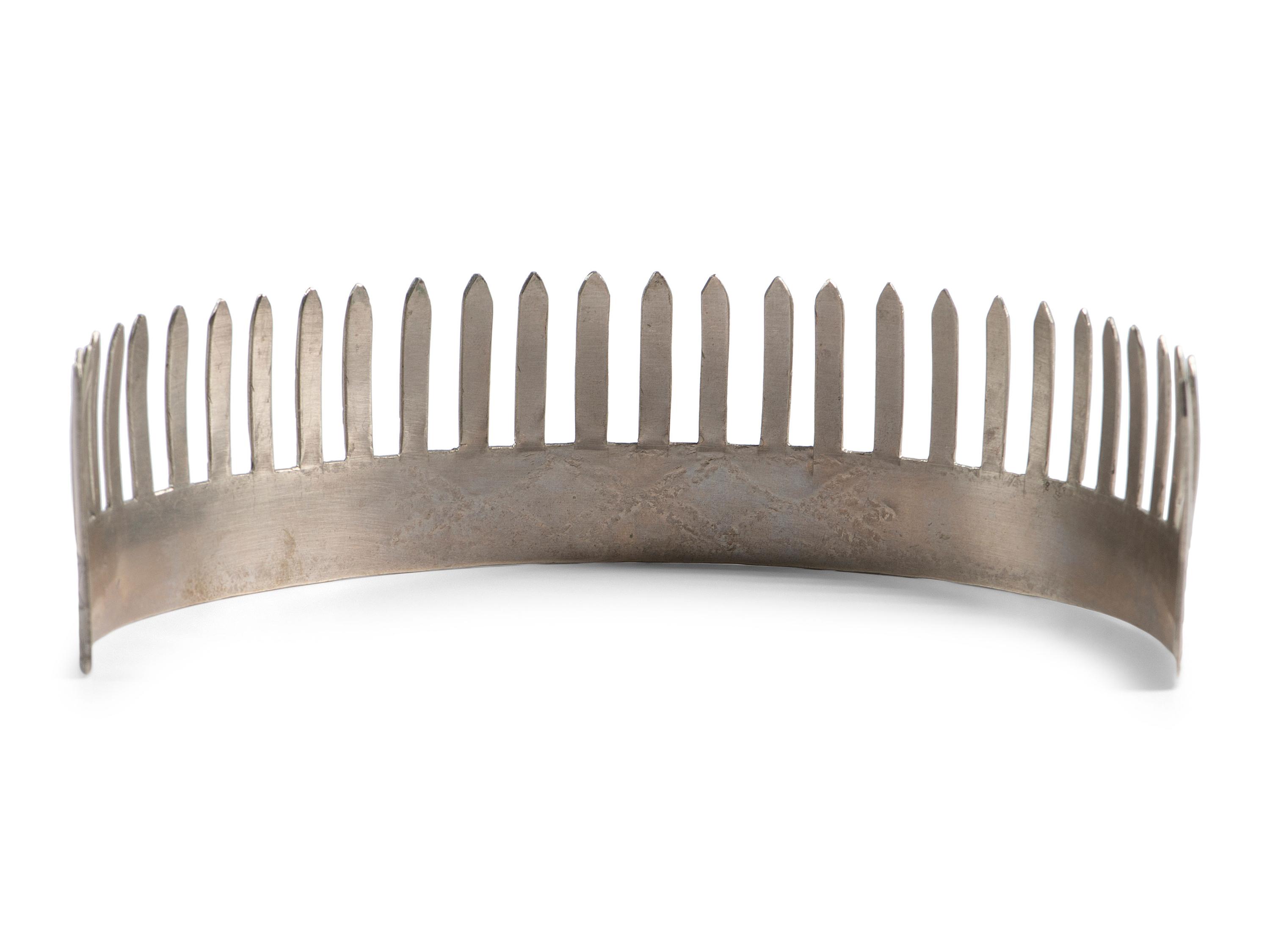 Menominee German Silver Hair Comb