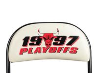 A Group of Four 1997 Chicago Bulls Michael Jordan "Last Dance" Era United Center Stadium Chairs,