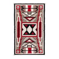 Navajo Storm Pattern Roomsize Weaving [Rug]
