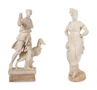 Two Grand Tour Marble Sculptures
