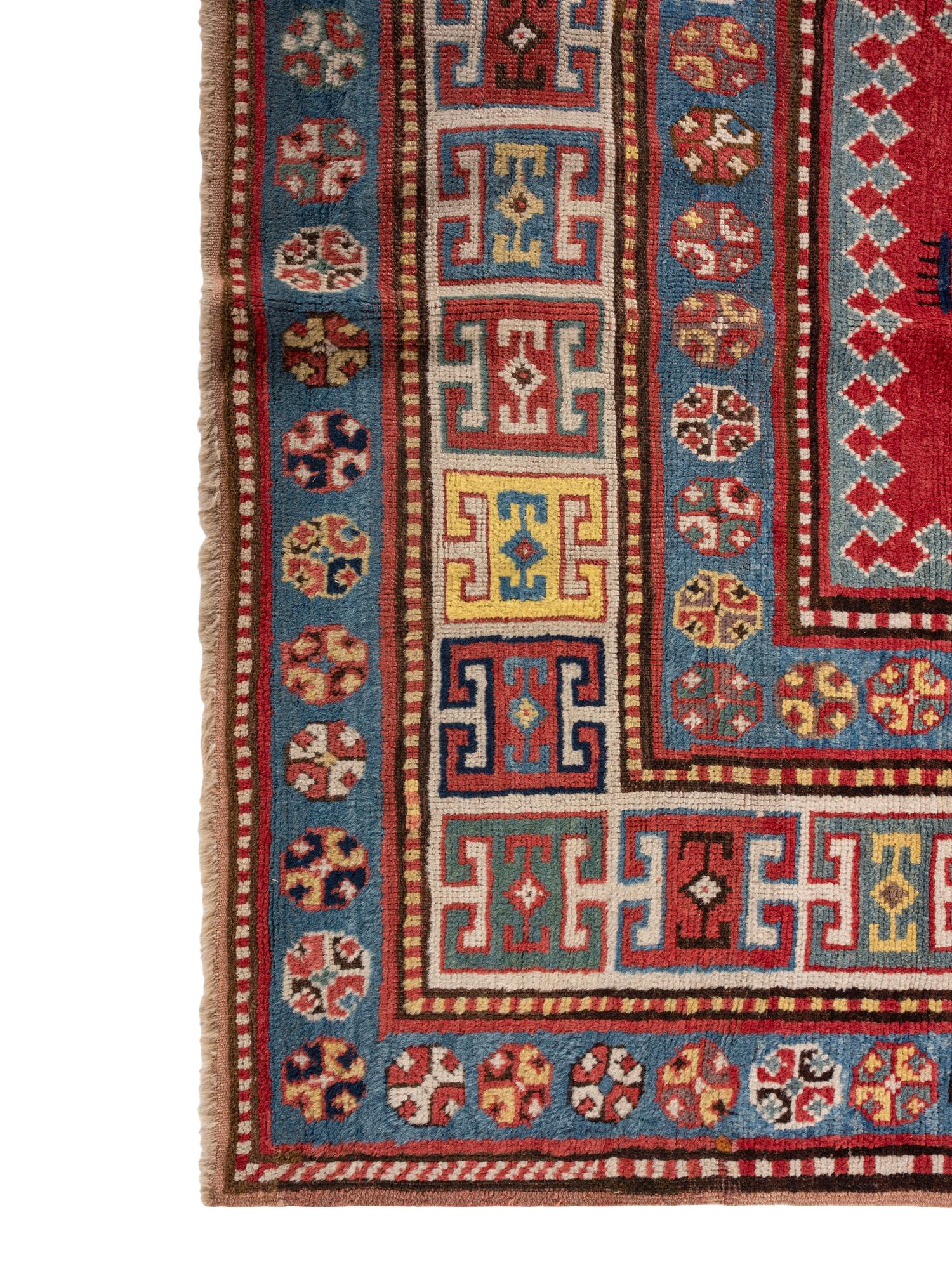Two Caucasian Wool Rugs