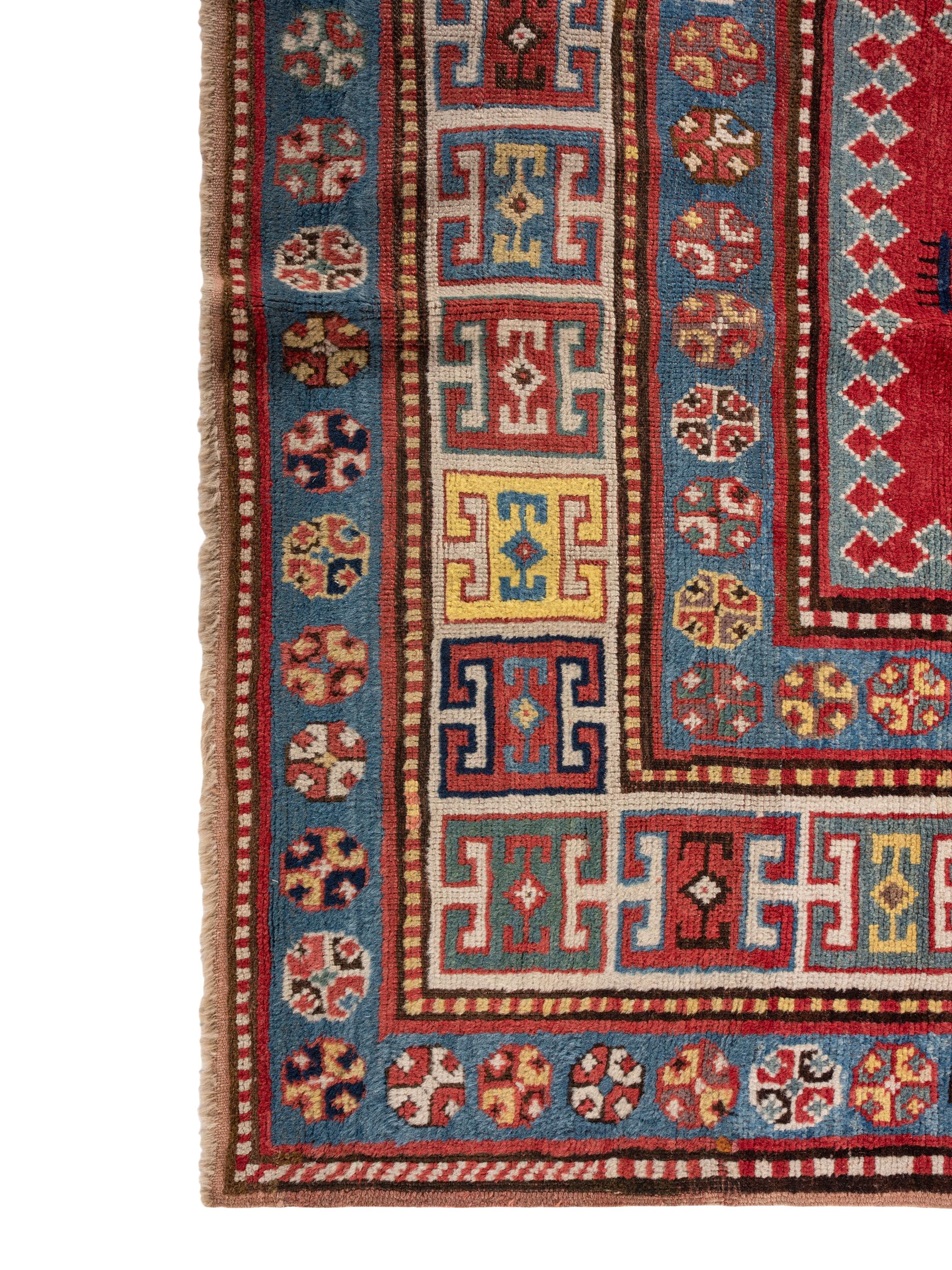 Two Caucasian Wool Rugs