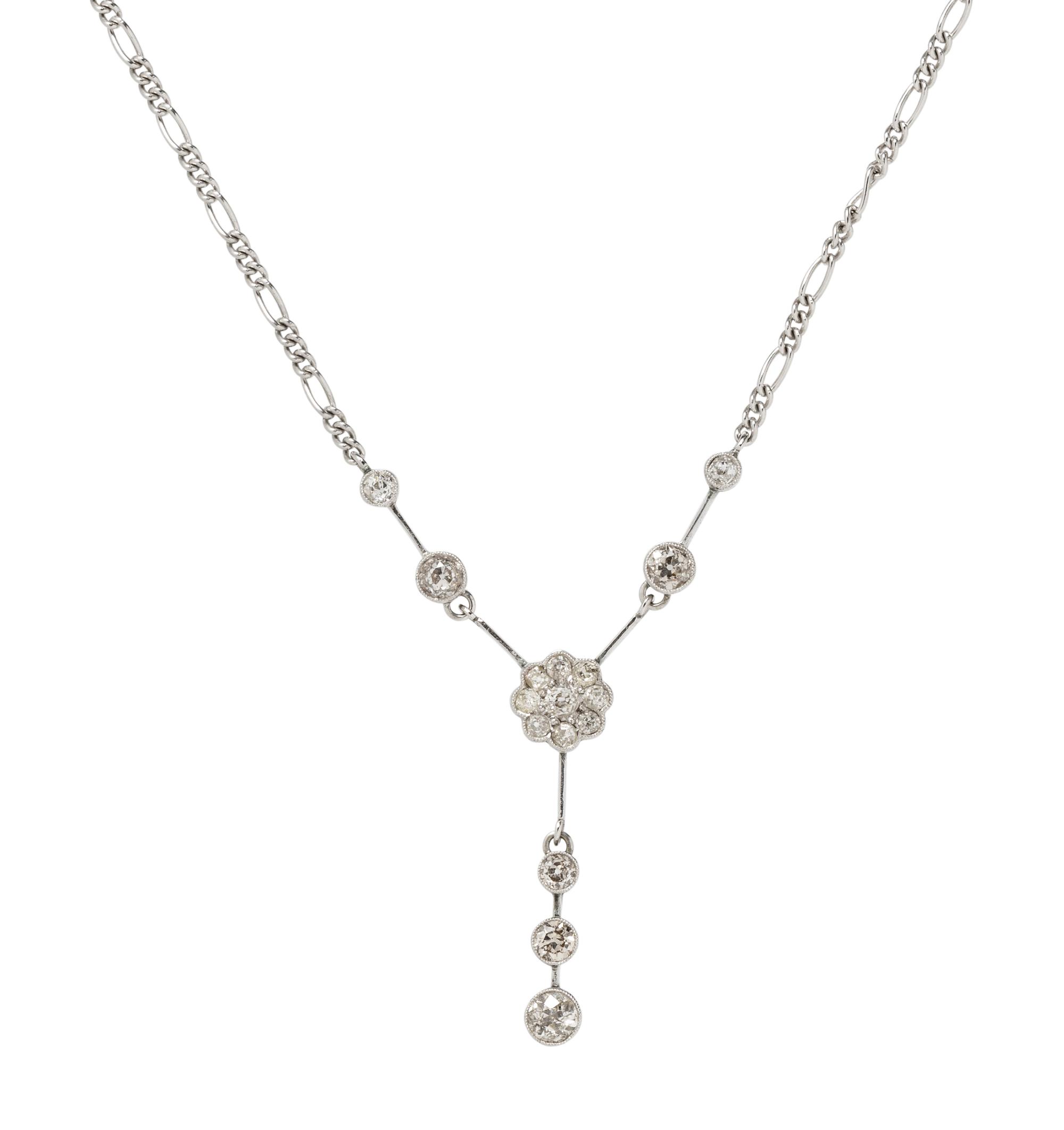ANTIQUE, DIAMOND NECKLACE
