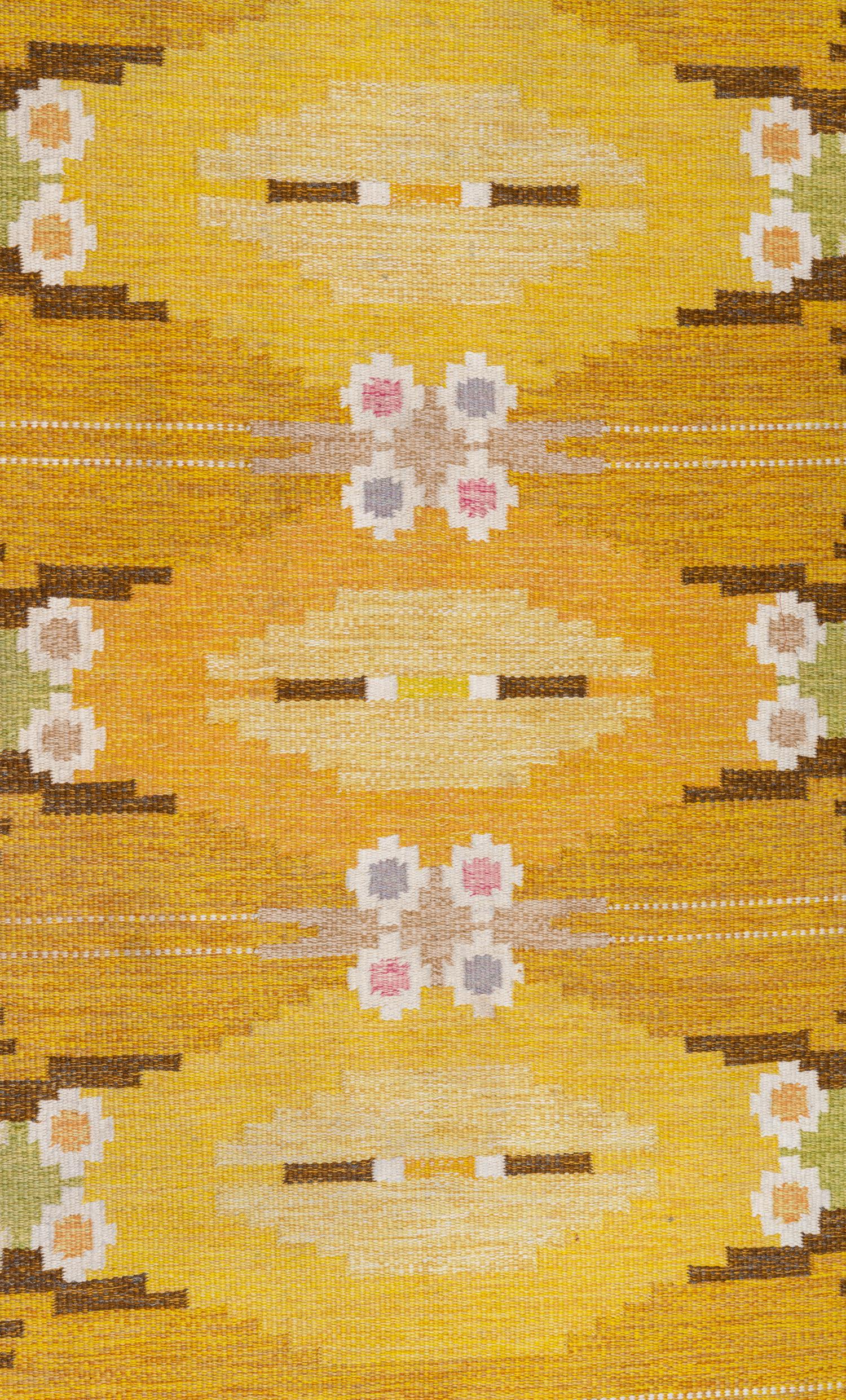 Örbyhus Flatweave Rug, c. 1960