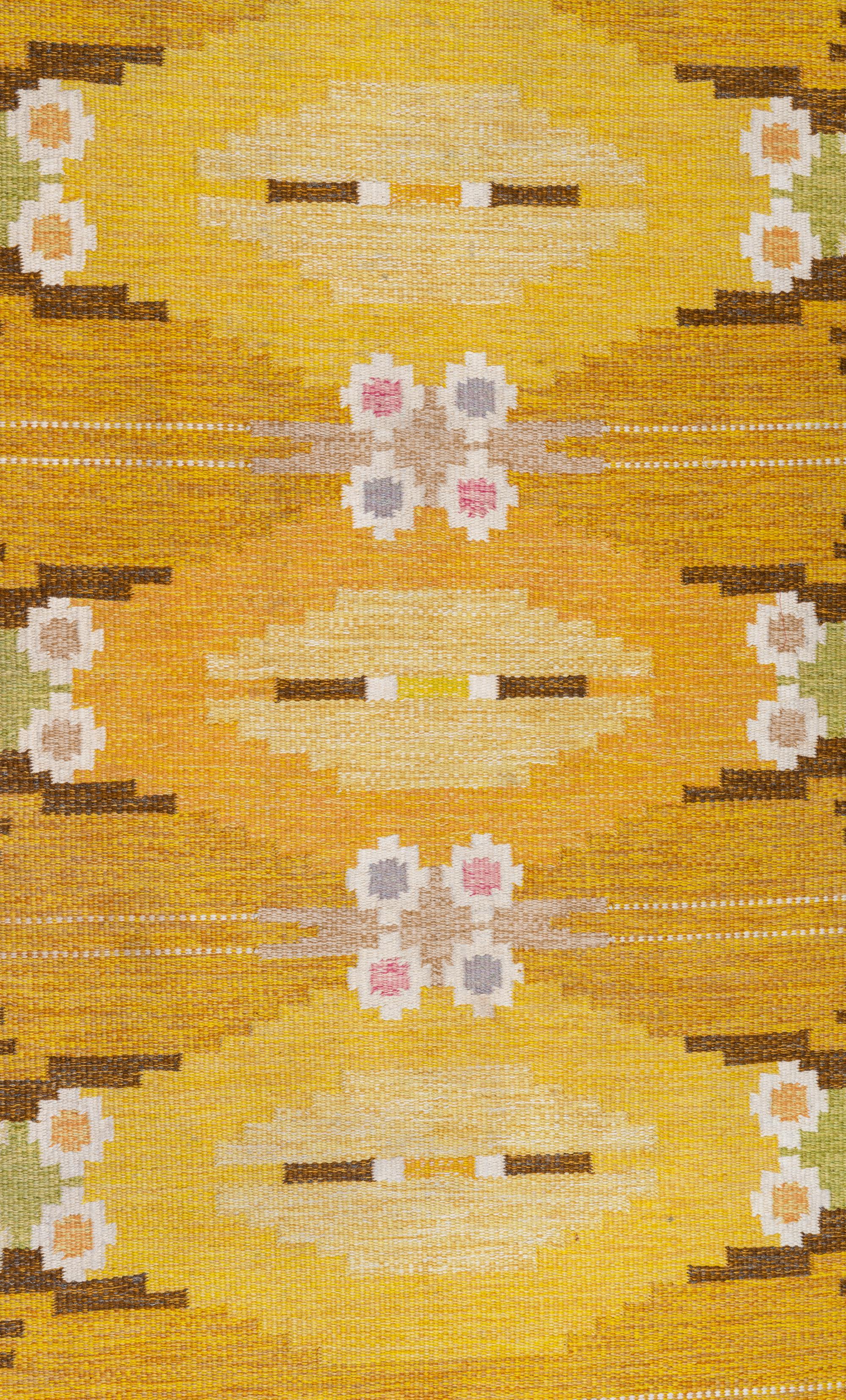 Örbyhus Flatweave Rug, c. 1960