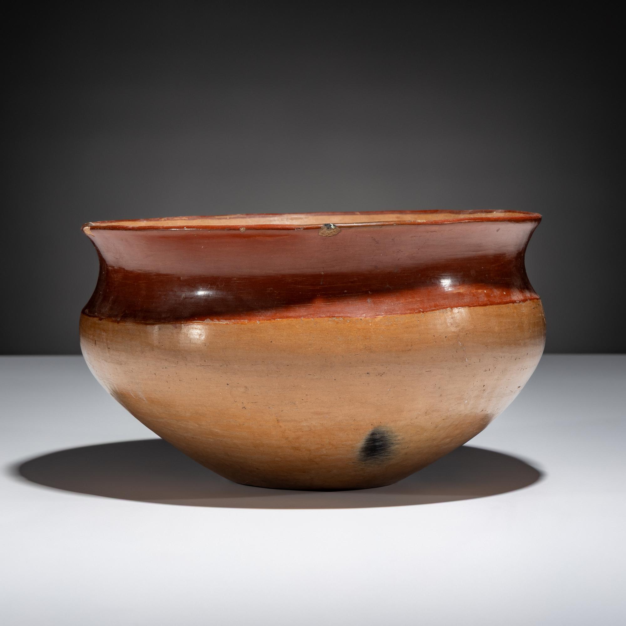 Ohkay Owingeh [San Juan] Redware Pottery Bowl