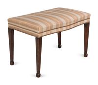 A George III Mahogany Hall Bench