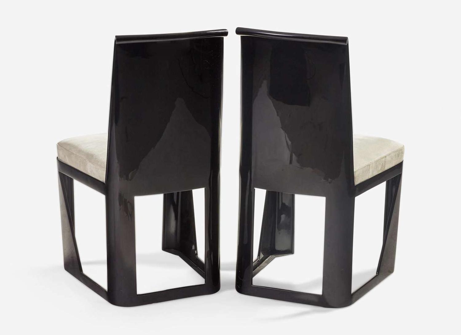 René Prou, Two Side Chairs