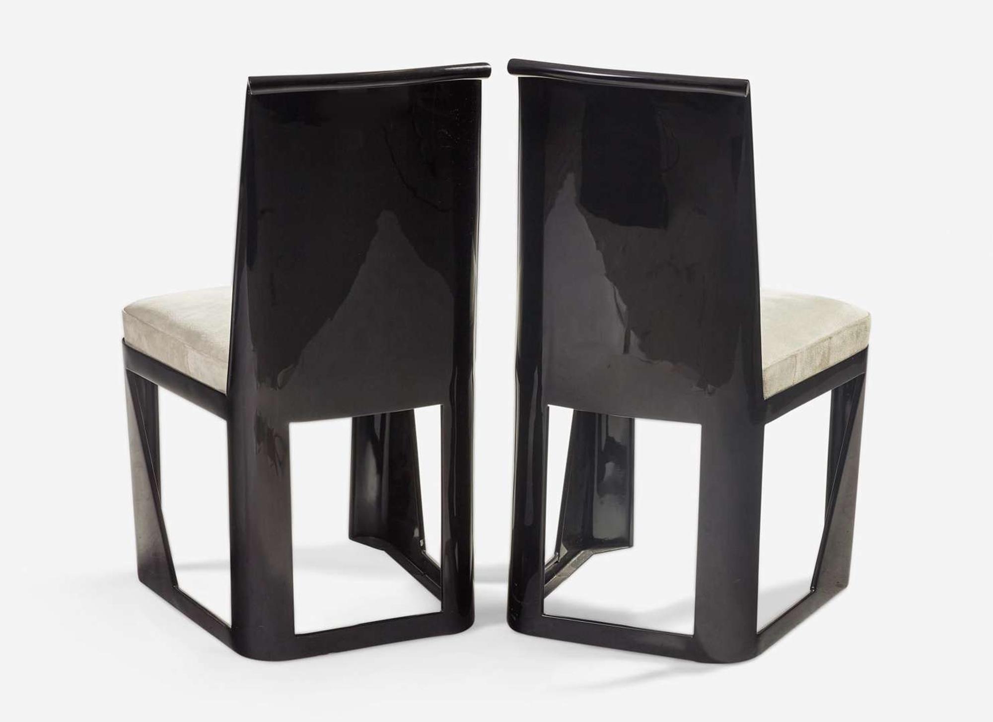 René Prou, Two Side Chairs
