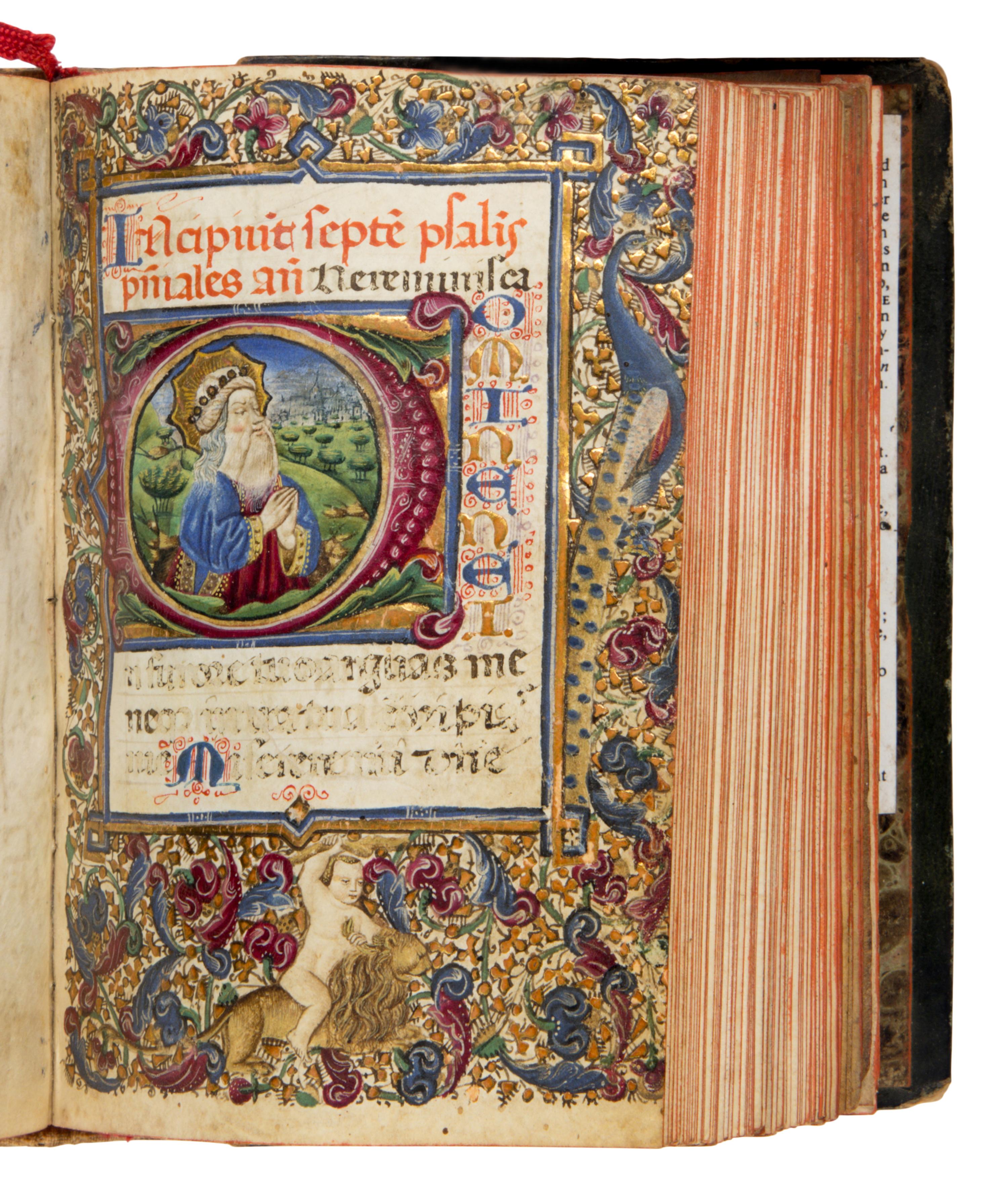 FOLLOWER OF COLA RAPICANO (Naples, active c. 1451-1488) Book of Hours, in Latin, illuminated manuscript on parchment [Italy, Naples? c. 1480-1490]