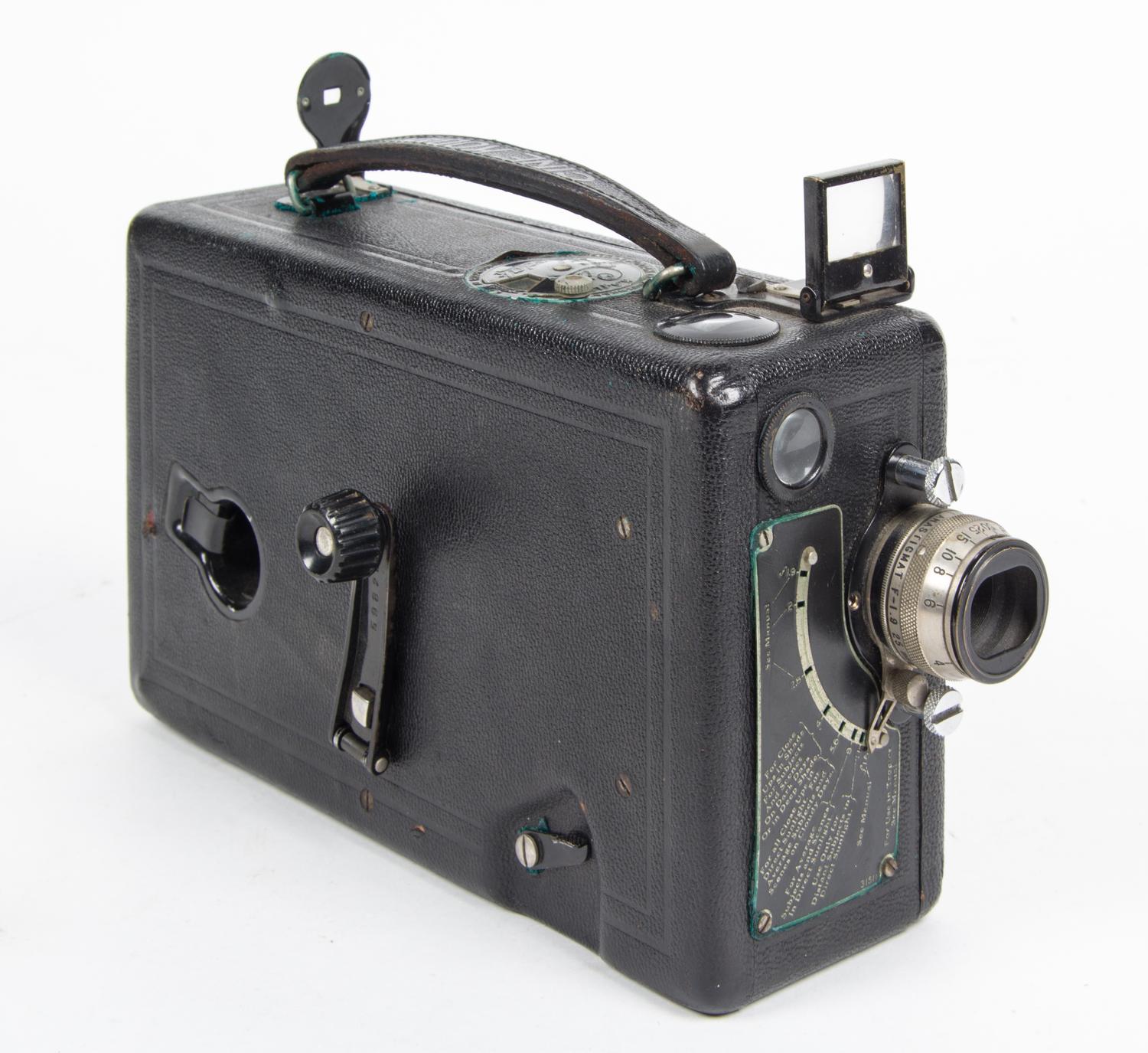 A Cine-Kodak Camera. Length 8 1/2 inches.