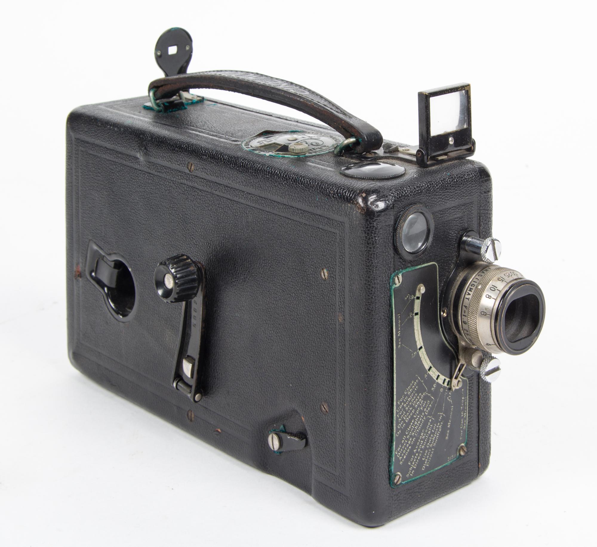 A Cine-Kodak Camera. Length 8 1/2 inches.