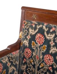 An Empire Style Gilt Bronze Mounted Mahogany Sofa