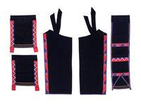 Osage Wool Leggings and Breech Cloth, with Ribbonwork